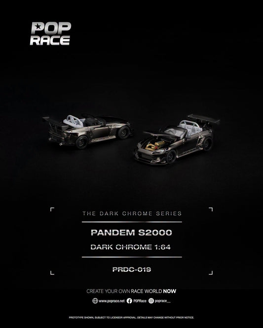 *Pre-Order* Pop Race - PRDC019 Pandem S2000 Dark Chrome