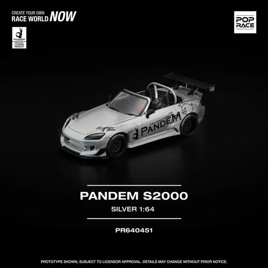 *Pre-Order* Pop Race Pandem S2000 Silver