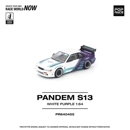 *Pre-Order* Pop Race Pandem S13 White/Purple