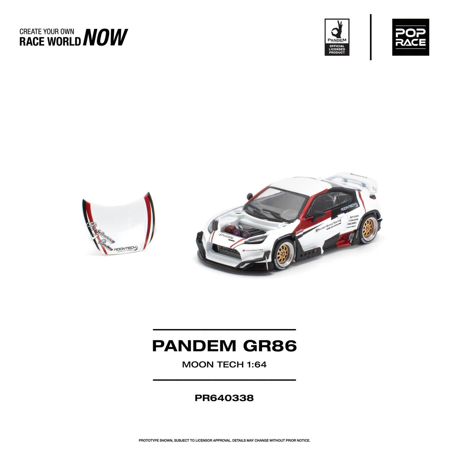 *Pre-Order* Pop Race - PR640338 Pandem GR86 MOONTECH