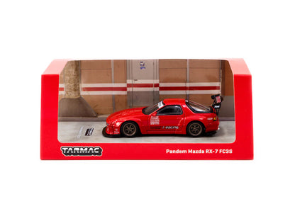 Tarmac Works Pandem Mazda RX-7 FC3S (Red)