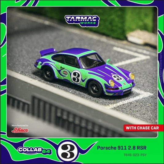 *Pre-Order* Tarmac Works Porsche 911 2.8 RSR Psychodelic