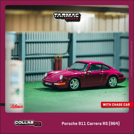 *Pre-Order* Tarmac Works Porsche 911 964 RS Ruby Star