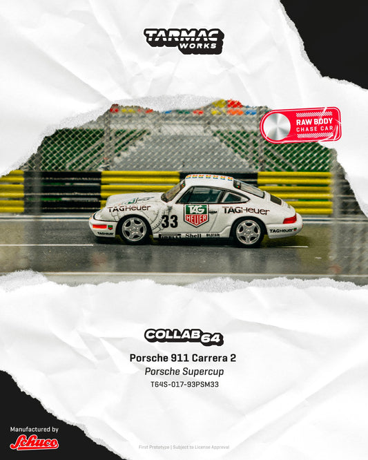 *Pre-Order* Tarmac Works Porsche 911 Carrera 2 Porsche Supercup Monaco 1993 Winner