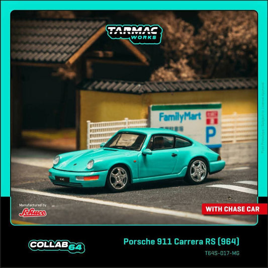 *Pre-Order* Tarmac Works Porsche 911 Carrera RS (964) Mint Green