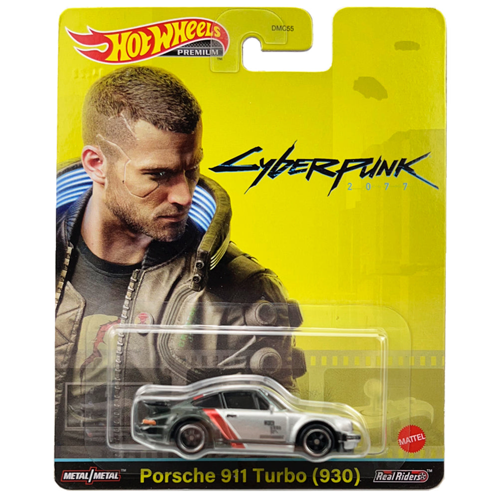 Hot Wheels Model DieCast Cyberpunk 2077 Porsche 911 Turbo 930 - scale 1/64 Length 6 cm Hot Wheels Model DieCast Cyberpunk 2077 Porsche 911 Turbo 930 - scale 1/64 Length 6 cm