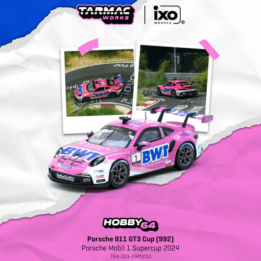 *Pre-Order* Tarmac Works - Porsche 911 GT3 Cup (992) Porsche Mobil 1 Supercup 2024 Harry King