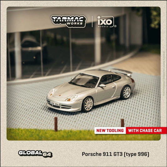 *Pre-Order* Tarmac Works Porsche 911 GT3 (type 996) Silver