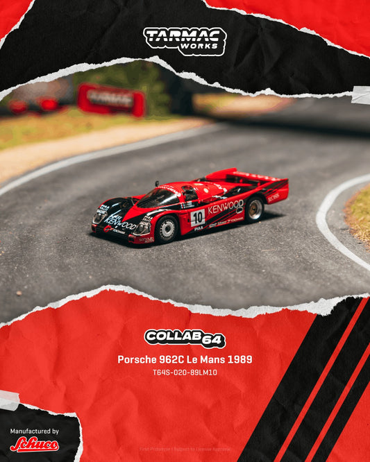 *Pre-Order* Tarmac Works Porsche 962C Le Mans 1989 #10