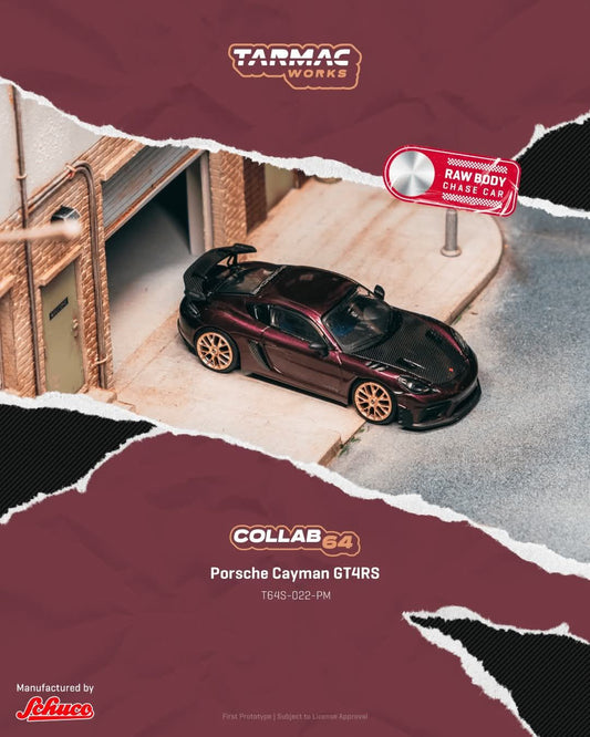 *Pre-Order* Tarmac Works Porsche Cayman GT4RS Amethyst Metallic