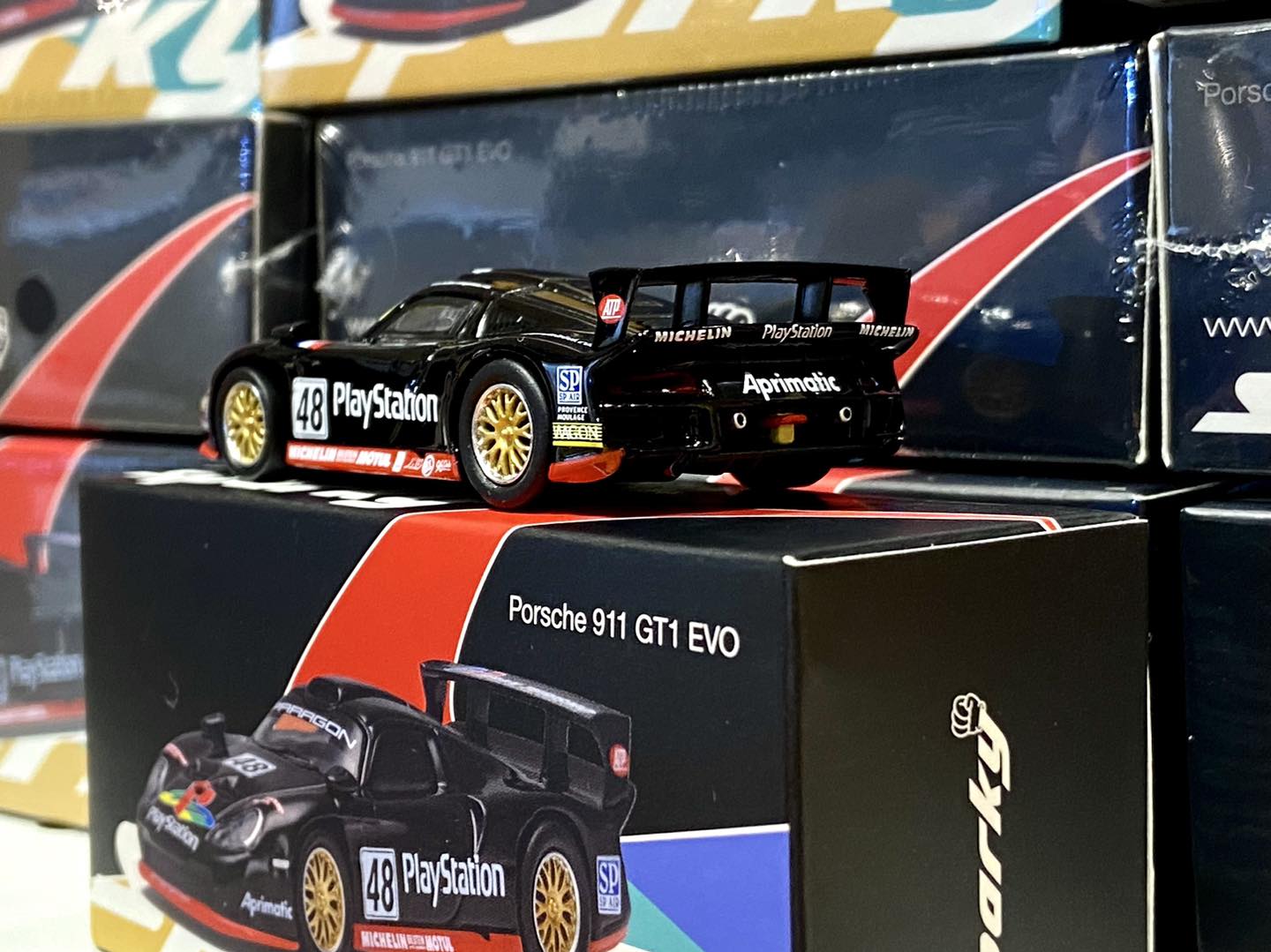 Sparky 1/64 Porsche GT EVO PlayStation(Tiny Exclusive)