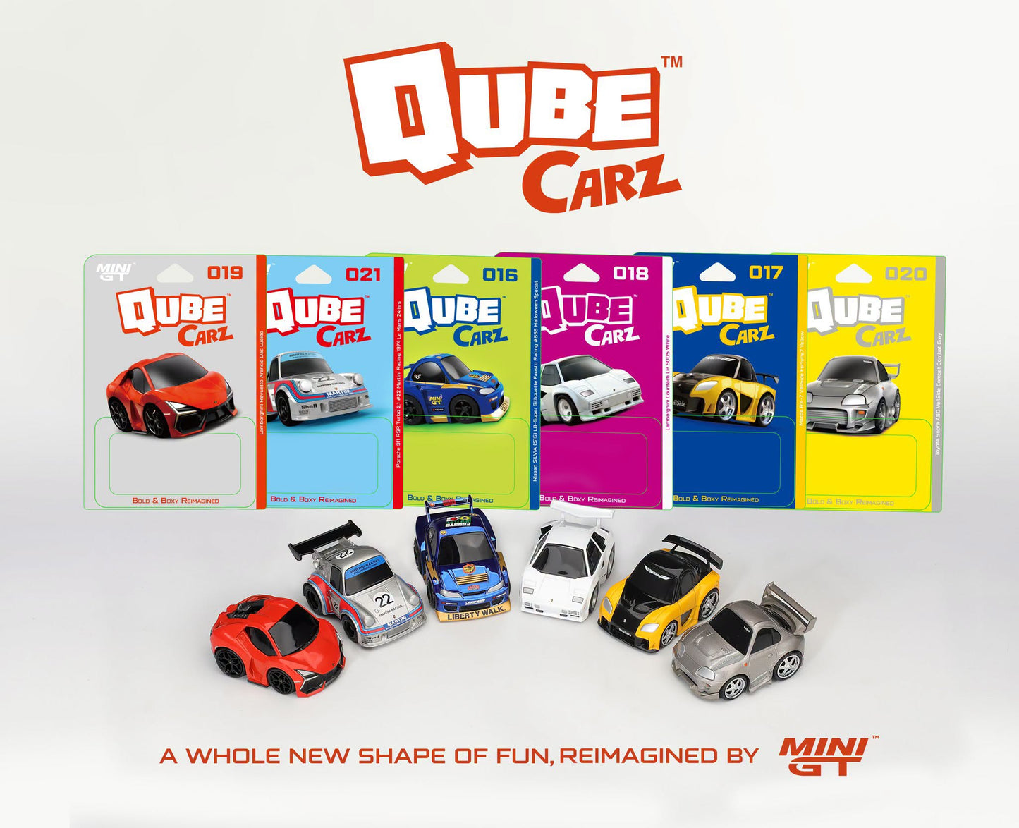 *Pre-Order* - Mini GT QZ004 Qube Carz Set of 6