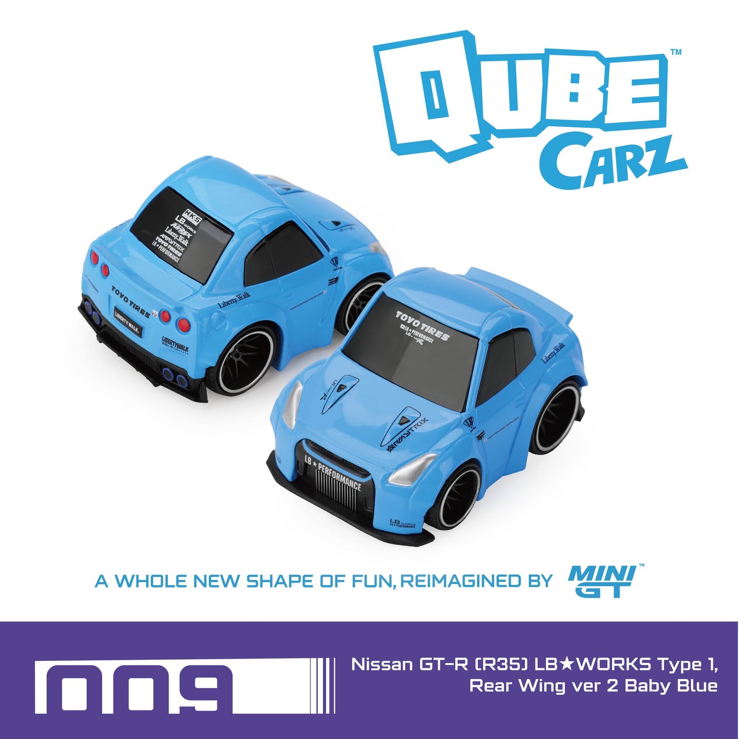 *Pre-Order* - Mini GT Qube Carz Set of 3
