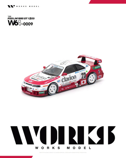 *Pre-Order* Works Model - W64-0009 R33 LM 1995 GT1 #23