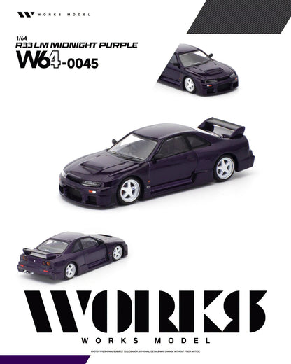 *Pre-Order* Works Model - W64-0045 R33 LM Midnight Purple