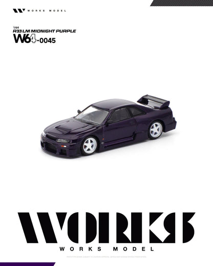 *Pre-Order* Works Model - W64-0045 R33 LM Midnight Purple