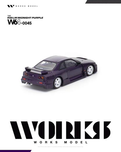 *Pre-Order* Works Model - W64-0045 R33 LM Midnight Purple