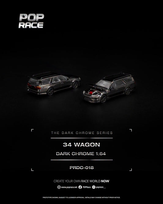 *Pre-Order* Pop Race - PRDC018 R34 WAGON Dark Chrome