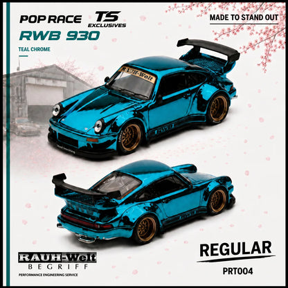*Pre-Order* Pop Race PRT004 RWB 930 - Teal Chrome