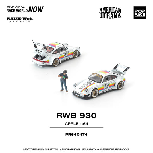*Pre-Order* Pop Race RWB 930 Apple - With Figure