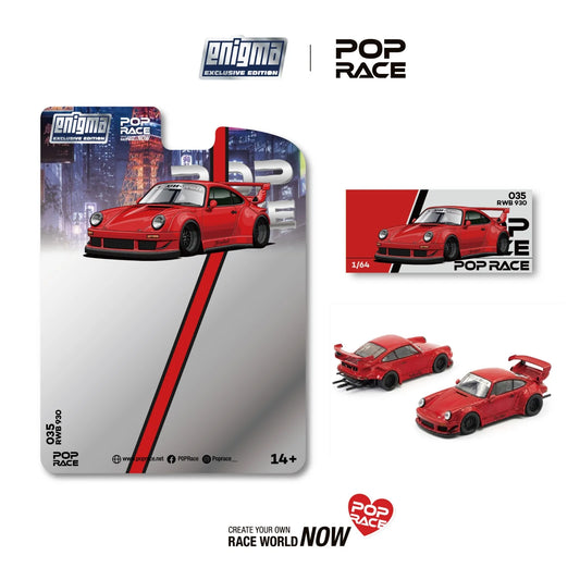 *Pre-Order* Pop Race PRE035 RWB 930 Red