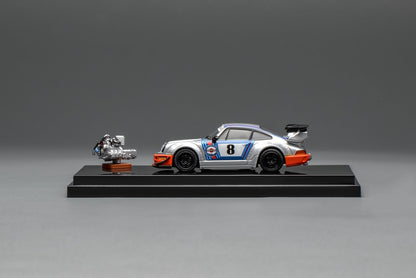 *Pre-Order* MotorHelix - M62104 RWB 964 Martini