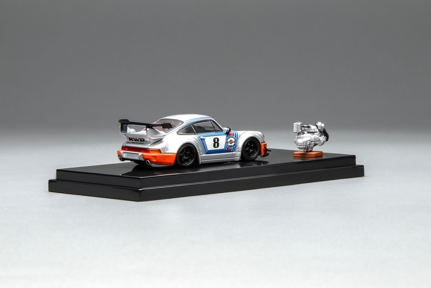 *Pre-Order* MotorHelix - M62104 RWB 964 Martini