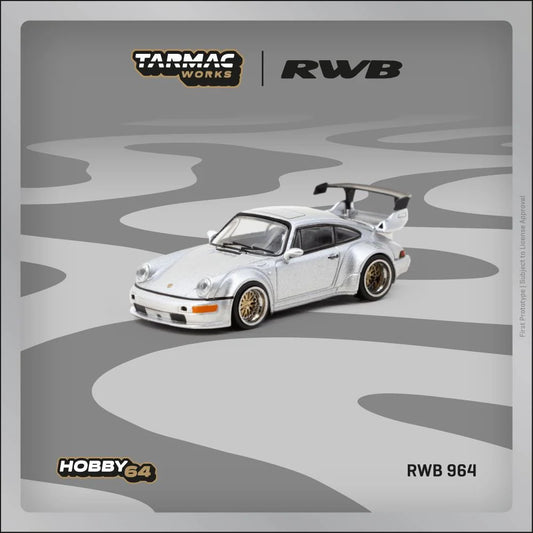 *Pre-Order* Tarmac Works RWB 964 Silver