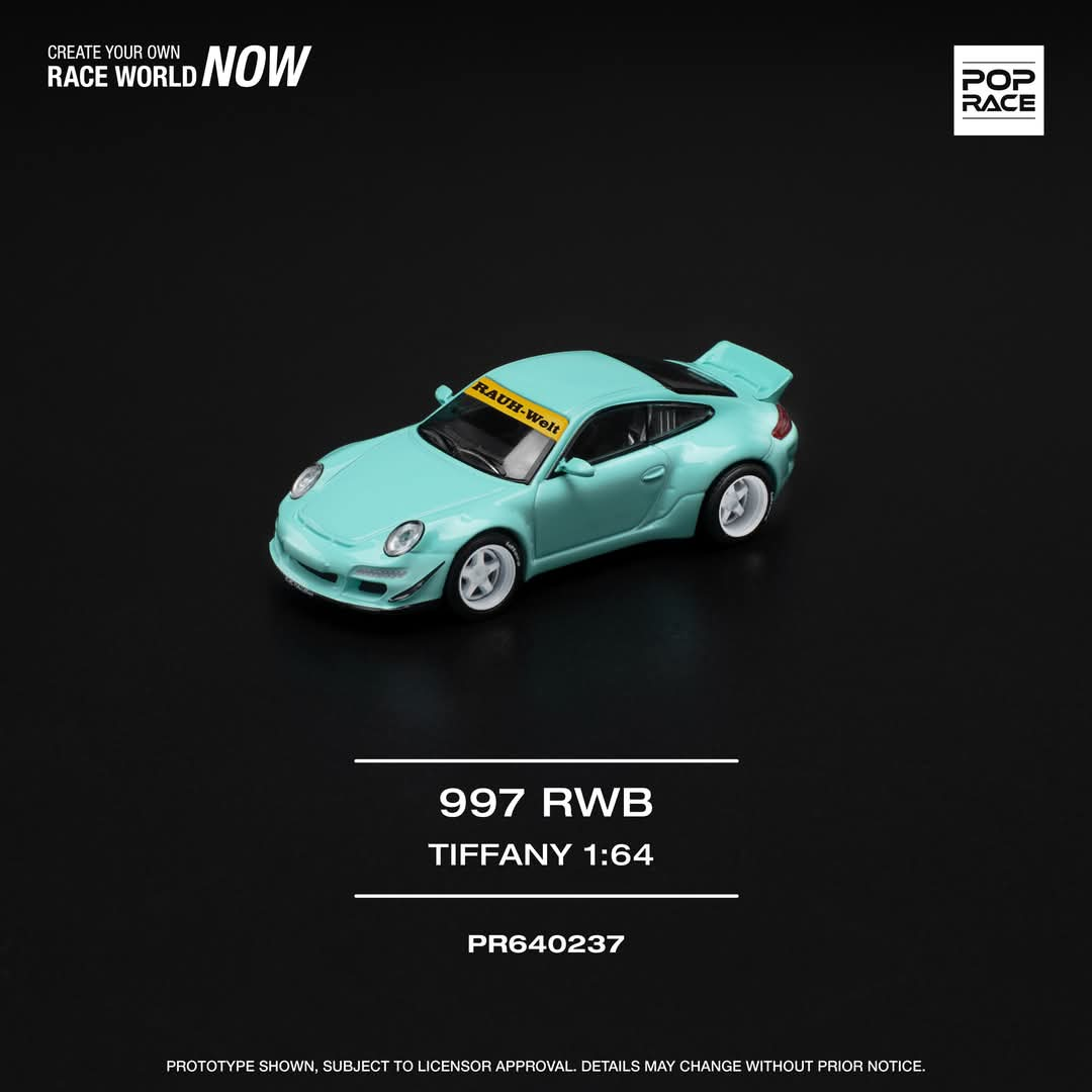 *Pre-Order* Pop Race RWB 997 - Tiffany Blue