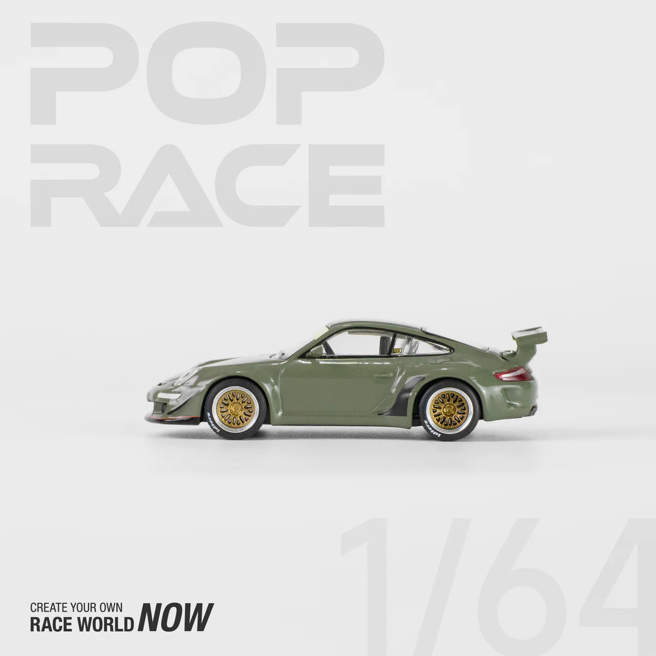 Pop Race RWB 997 Dark Green – Mini Toy Sensei
