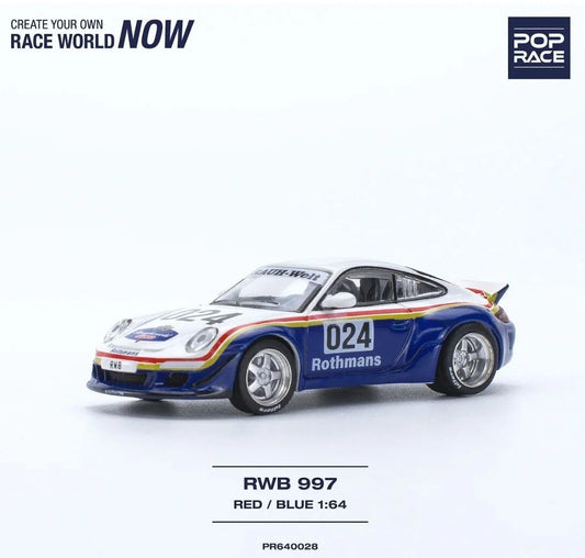 Pop Race RWB 997 Red/Blue Rothmans Livery #024