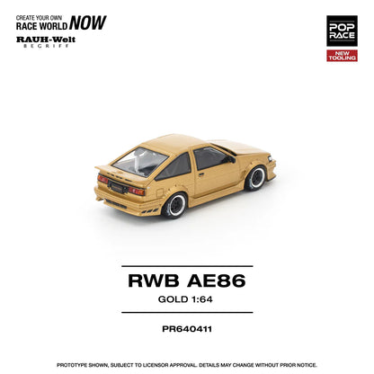 *Pre-Order* Pop Race RWB AE86 Gold