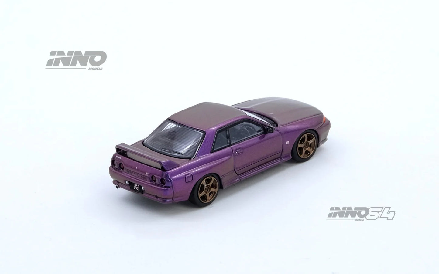INNO Models INNO64 Nissan SKYLINE GT-R (R32) Midnight Purple Australia Special Edition