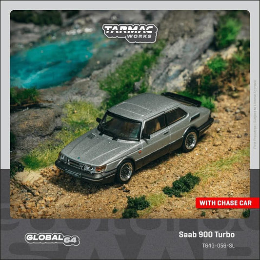 *Pre-Order* Tarmac Works Saab 900 Turbo Silver