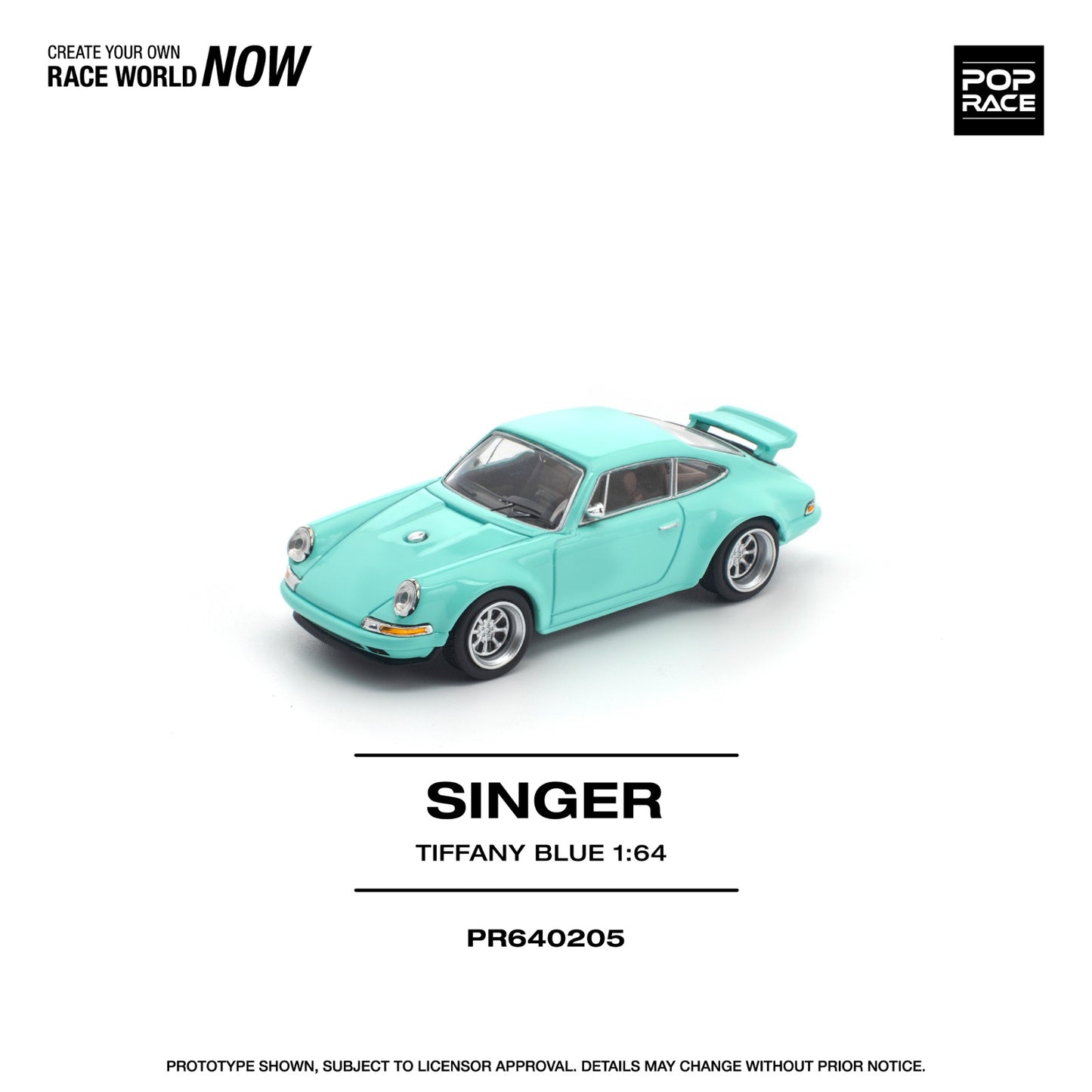 *Pre-Order* Pop Race Singer 964 Tiffany Blue