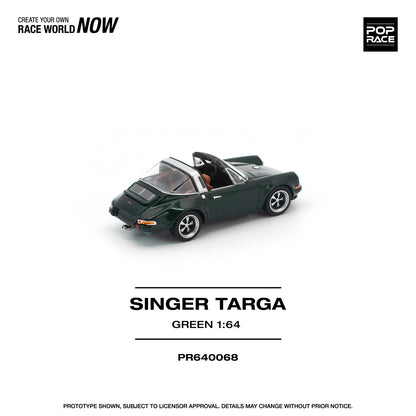 *Pre-Order* Pop Race Singer Targa Green