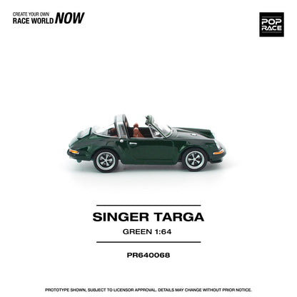 *Pre-Order* Pop Race Singer Targa Green