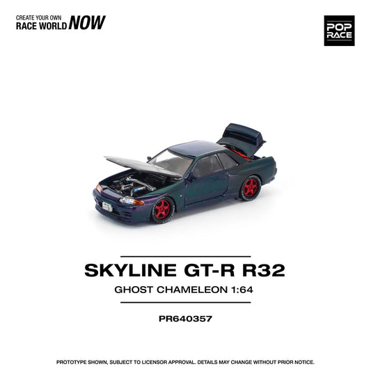 *Pre-Order* Pop Race Skyline GT-R R32 GHOST CHAMELEON