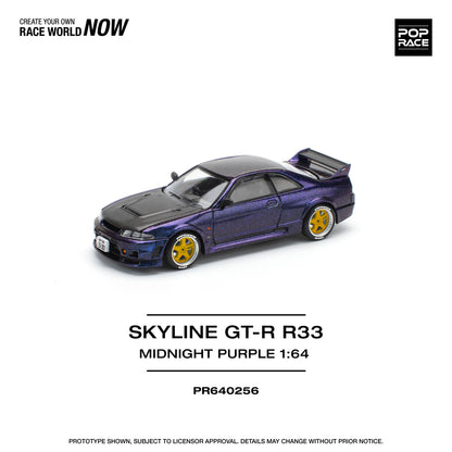 *Pre-Order* Pop Race Skyline GT-R R33 Nismo - Midnight Purple