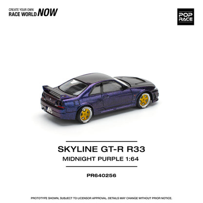 *Pre-Order* Pop Race Skyline GT-R R33 Nismo - Midnight Purple