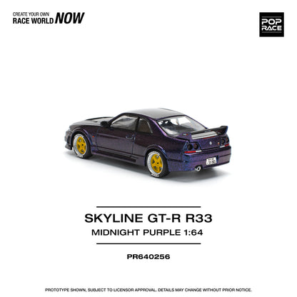 *Pre-Order* Pop Race Skyline GT-R R33 Nismo - Midnight Purple