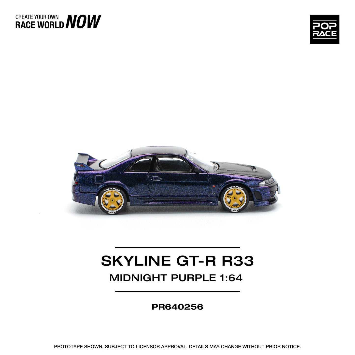 *Pre-Order* Pop Race Skyline GT-R R33 Nismo - Midnight Purple