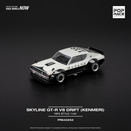 *Pre-Order* Pop Race Skyline GT-R V8 Drift (KENMERI) - NPA Style