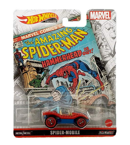 Hot Wheels Premium Marvel The Amazing Spider Man Spider-Mobile - Japanese Stock