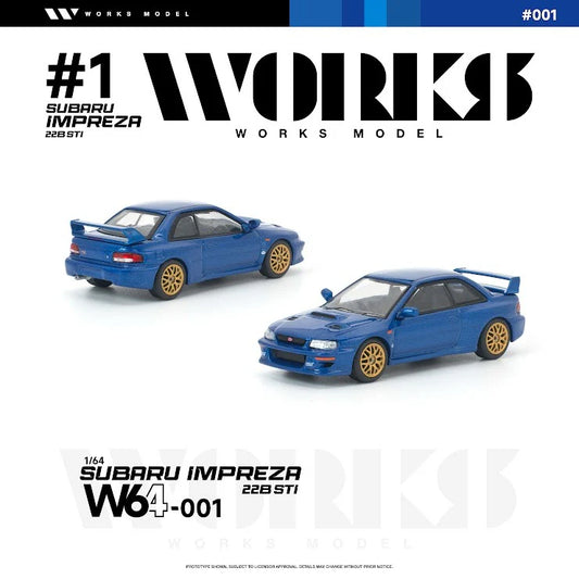 *Pre-Order* Works Model W64-001 Subaru Impreza 22B STi