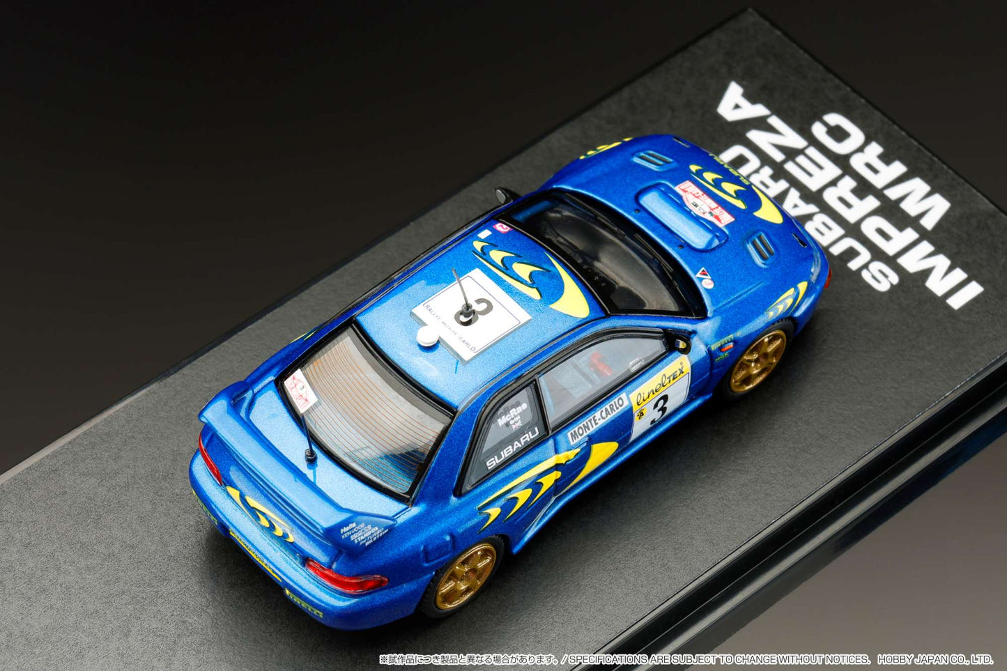 Hobby Japan Minicar Project HJ64 Subaru Impreza WRC 1997 #3 Monte-Carlo