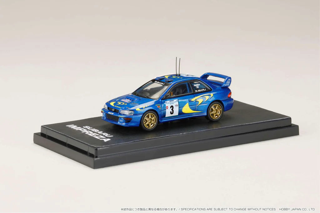 Hobby Japan Minicar Project HJ64 Subaru Impreza WRC 1997 #3 Tour De Corse (Winner)