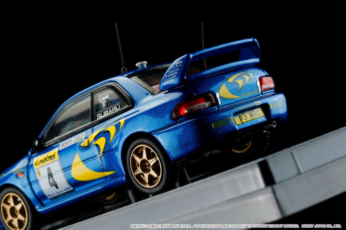 Hobby Japan Minicar Project HJ64 Subaru Impreza WRC 1997 #4 Monte-Carlo (Winner)