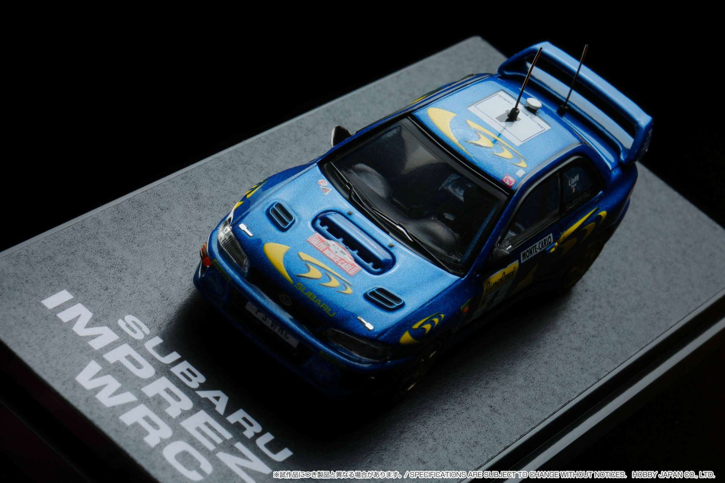 Hobby Japan Minicar Project HJ64 Subaru Impreza WRC 1997 #4 Monte-Carlo (Winner)