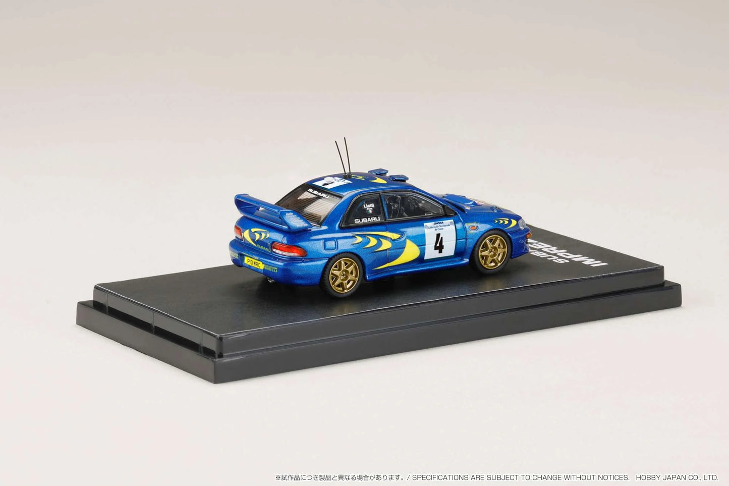 Hobby Japan Minicar Project HJ64 Subaru Impreza WRC 1997 #4 Tour De Corse